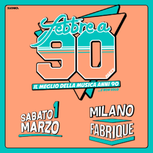 febbre a 90 fabrique milano 2025 info 351-6641431